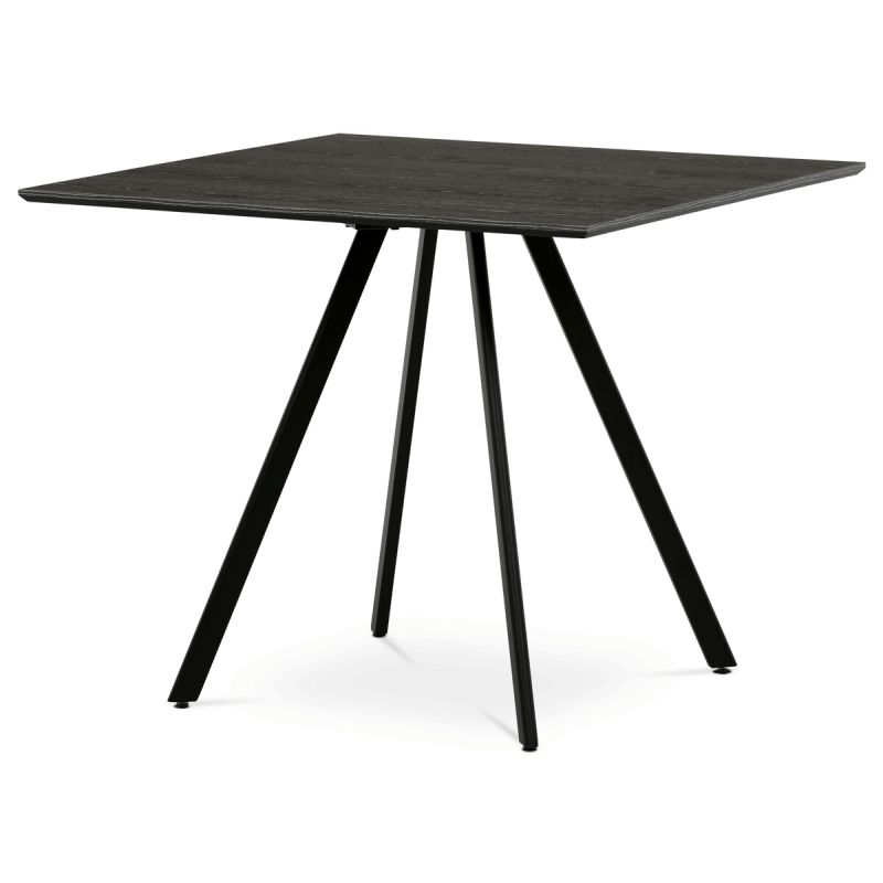 Jedálenský stôl 90x90cm, lamino, kov, sivý dub, HT-R5190 GREY