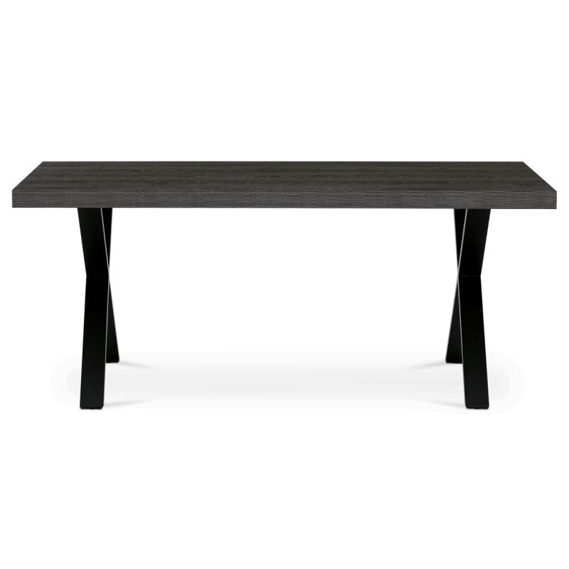 Jedálenský stôl 180x90cm, lamino, kov, dub, HT-R5316 GREY