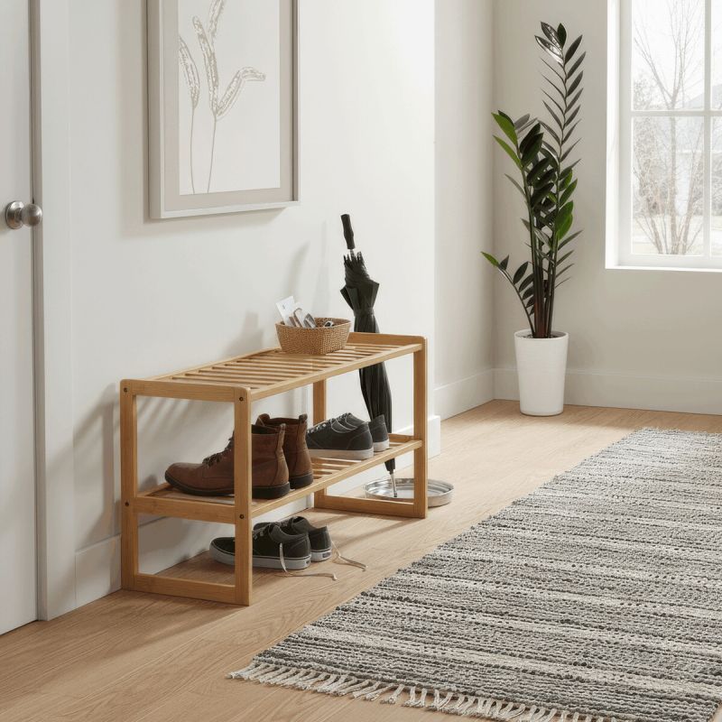 Botník, 80cm, bambus, prírodný, DR-B010 NAT