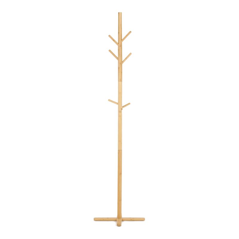 Stojanový vešiak, 180cm, bambus, prírodný, DR-B016 NAT