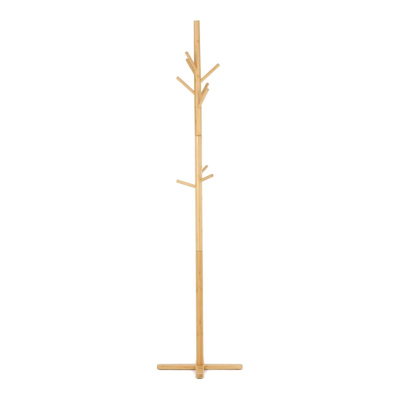 Stojanový vešiak, 180cm, bambus, prírodný, DR-B016 NAT