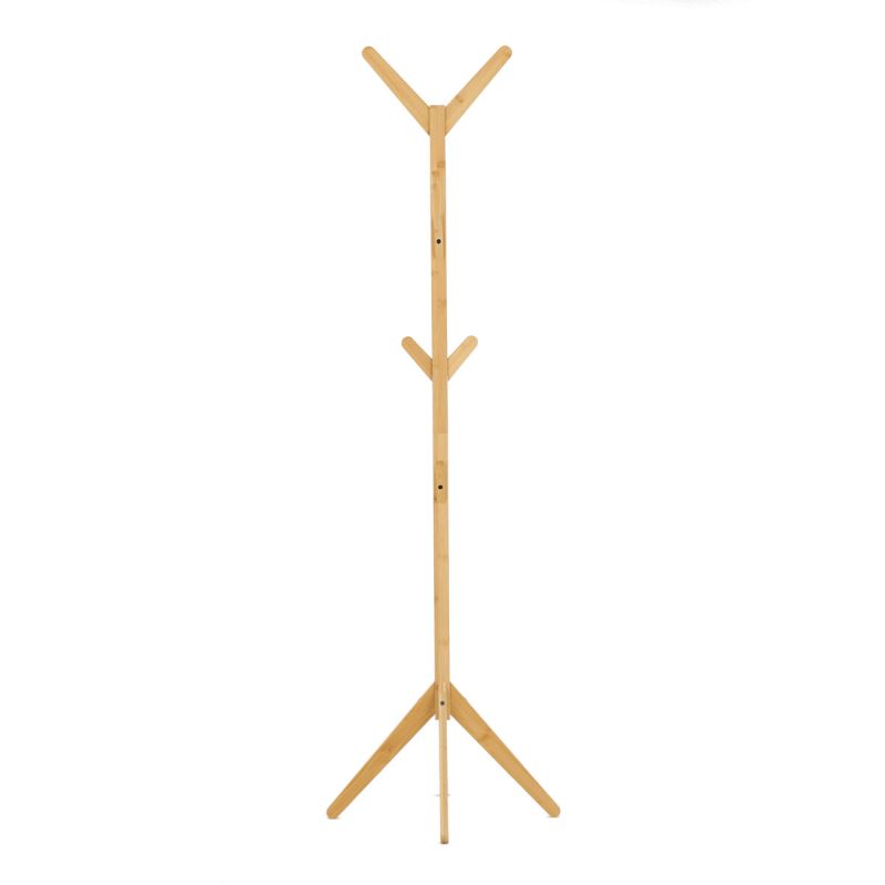 Stojanový vešiak, 177cm, bambus, prírodný, DR-B017 NAT
