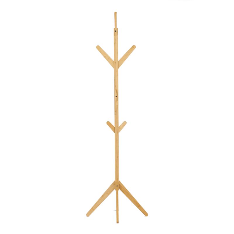 Stojanový vešiak, 177cm, bambus, prírodný, DR-B017 NAT