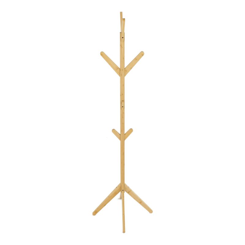 Stojanový vešiak, 177cm, bambus, prírodný, DR-B017 NAT