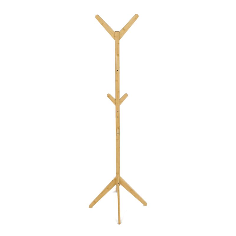 Stojanový vešiak, 177cm, bambus, prírodný, DR-B017 NAT