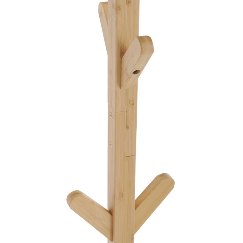 Stojanový vešiak, 177cm, bambus, prírodný, DR-B017 NAT
