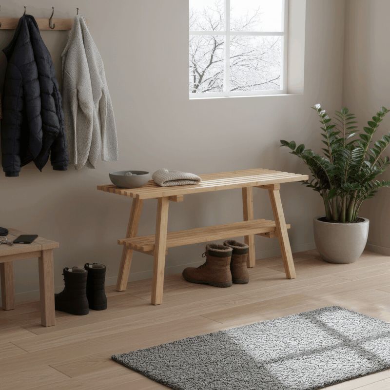 Botník, 70cm, bambus, prírodný, DR-B056 NAT