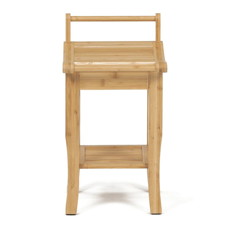Taburet, 28cm, bambus, prírodný, DR-B063 NAT
