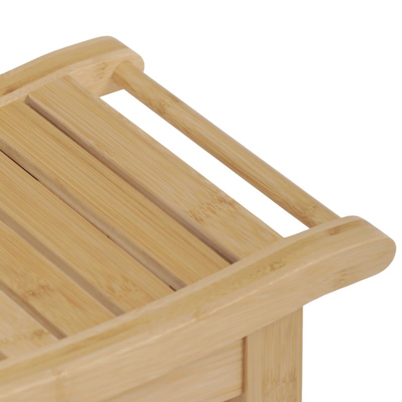 Taburet, 28cm, bambus, prírodný, DR-B063 NAT