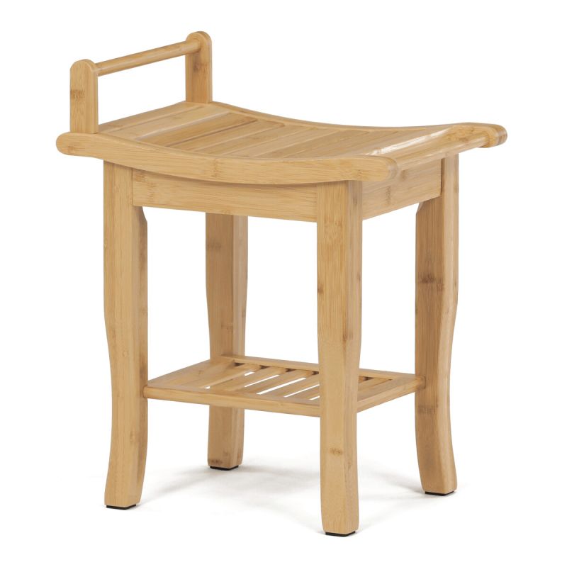 Taburet, 28cm, bambus, prírodný, DR-B063 NAT