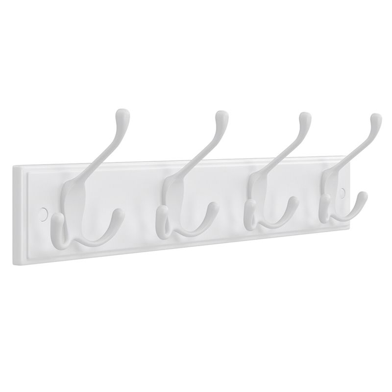 Vešiak, 40cm, drevo, biely, ABP-E1030 WT