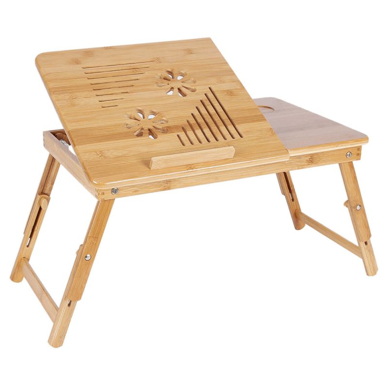 Odkladací stolík 75x35cm, bambus, AKF-E1002 NAT