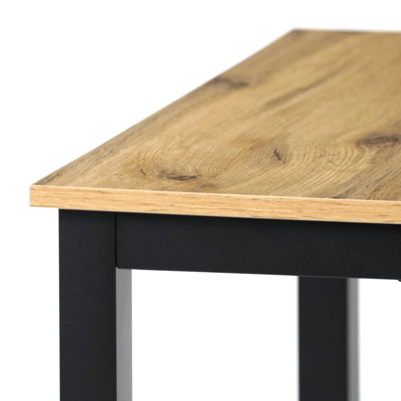 Jedálenský stôl 110x70x75cm, MDF, divoký dub, GDT-202 OAK
