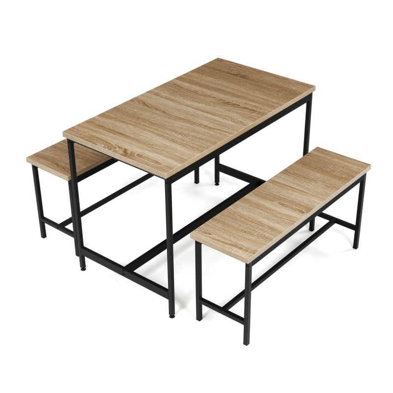 Jedálenský set, 110x60cm, MDF dub, AUT-G1175 OAK
