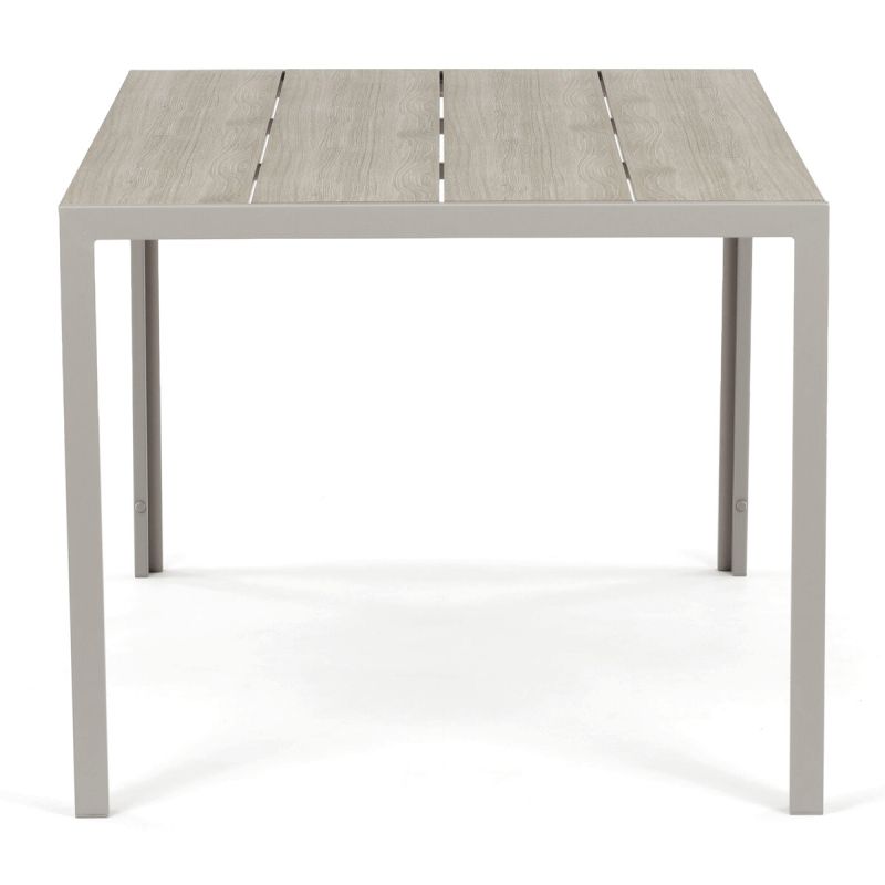 Záhradný stôl 150x89cm, kov, polywood, béžový, AZT-S1215 CRM