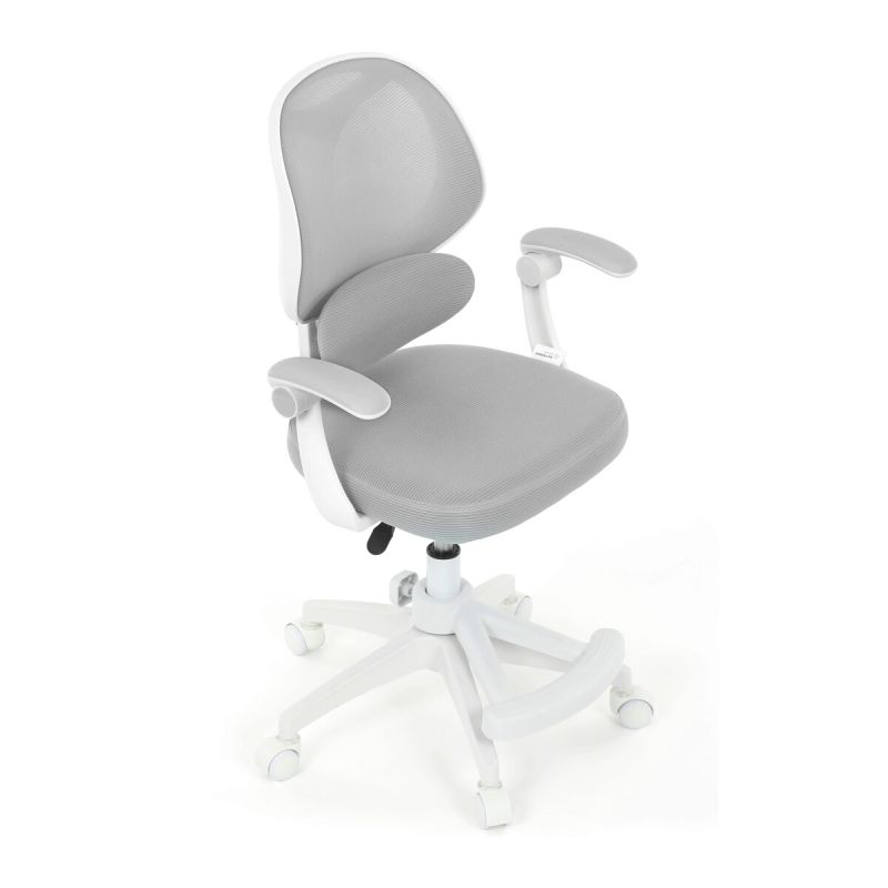 Detská stolička, sivá, sieťovina, 150 kg, KA-W8008 GREY