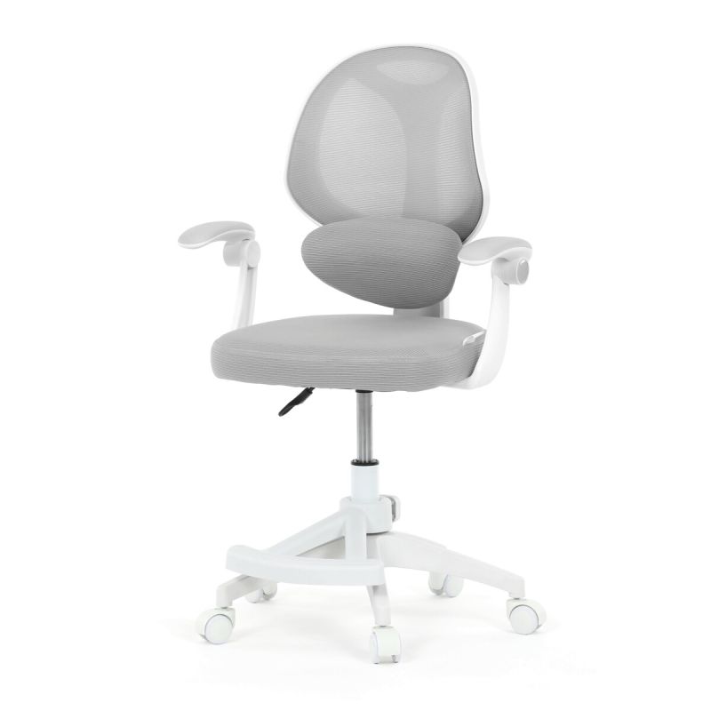 Detská stolička, sivá, sieťovina, 150 kg, KA-W8008 GREY