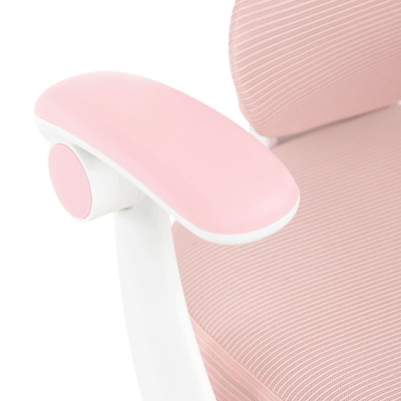 Detská stolička, ružová, sieťovina, 150 kg, KA-W8008 PINK
