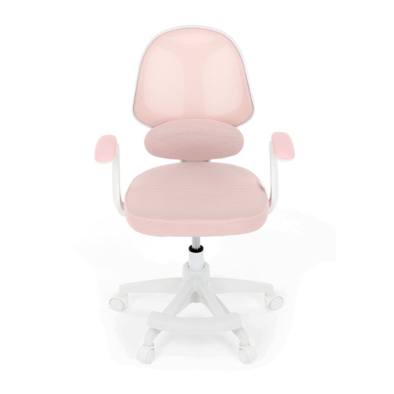 Detská stolička, ružová, sieťovina, 150 kg, KA-W8008 PINK