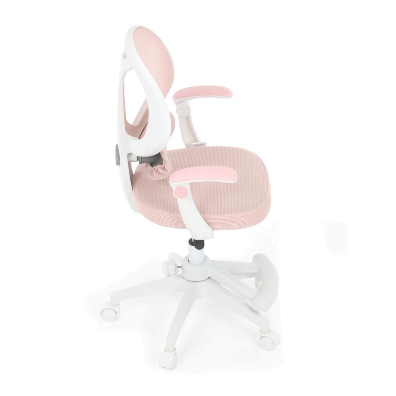 Detská stolička, ružová, sieťovina, 150 kg, KA-W8008 PINK