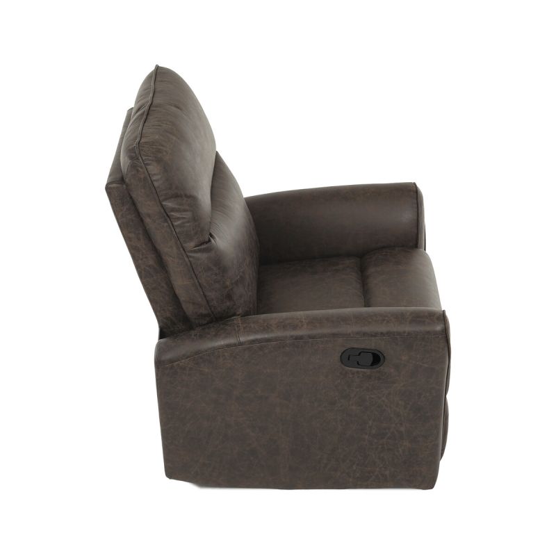 Sedacia súprava, hnedá, látka vintage, ASD-4302 BR3
