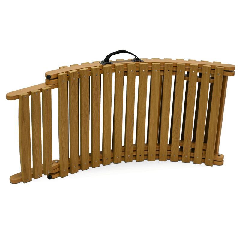 Záhradné lehátko, hliník, prírodné, AZL-L1301 NAT