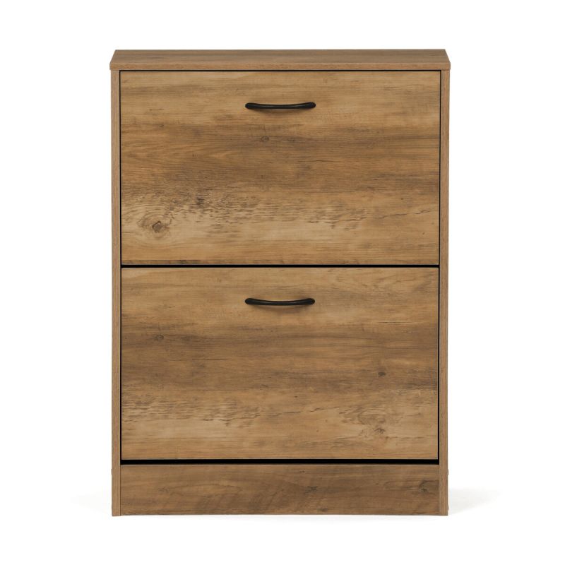 Botník, 60cm, MDF, hnedý, ABO-G1014 ELM