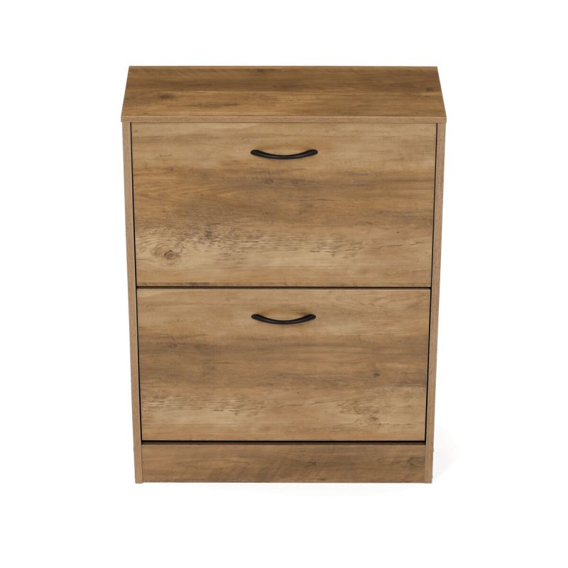 Botník, 60cm, MDF, hnedý, ABO-G1014 ELM