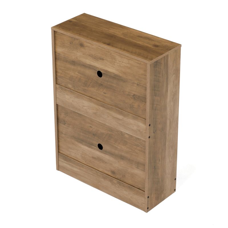 Botník, 60cm, MDF, hnedý, ABO-G1014 ELM