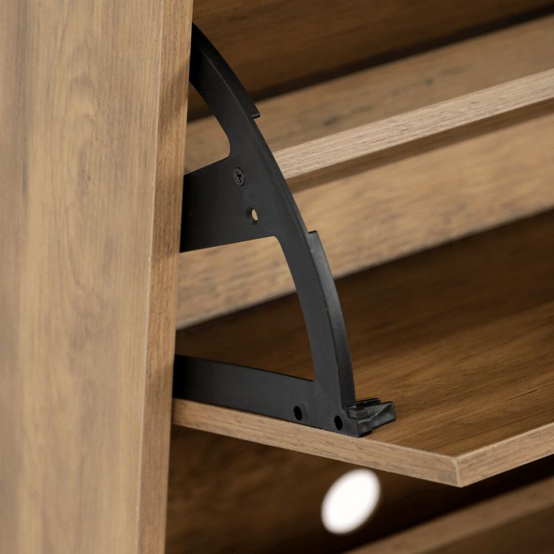 Botník, 60cm, MDF, hnedý, ABO-G1014 ELM