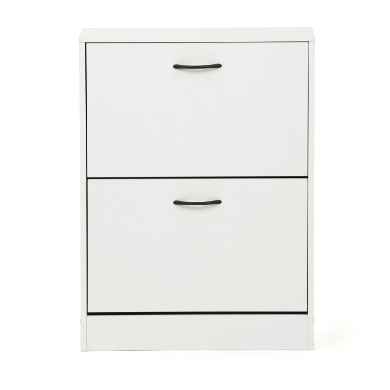 Botník, 60cm, MDF, biely, ABO-G1014 WT