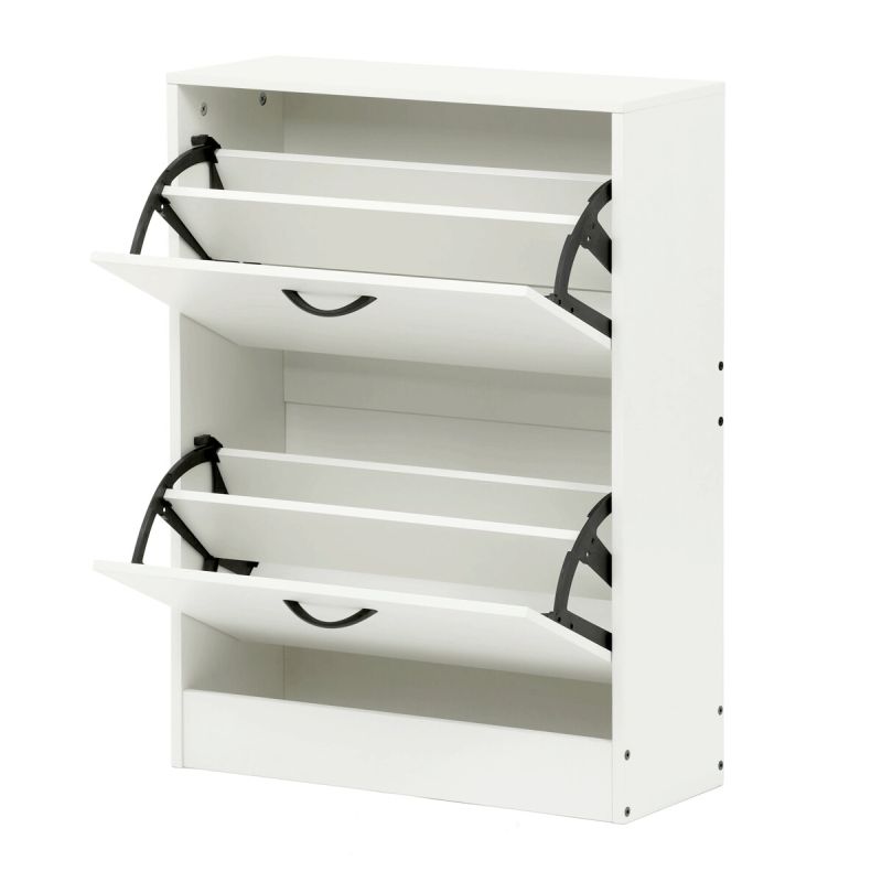 Botník, 60cm, MDF, biely, ABO-G1014 WT
