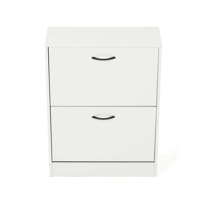 Botník, 60cm, MDF, biely, ABO-G1014 WT