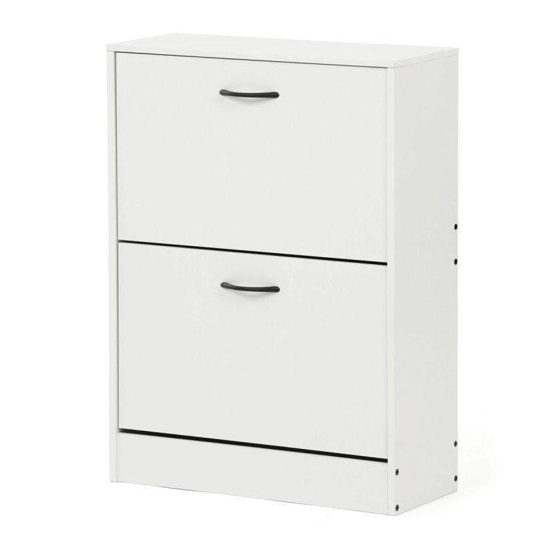 Botník, 60cm, MDF, biely, ABO-G1014 WT