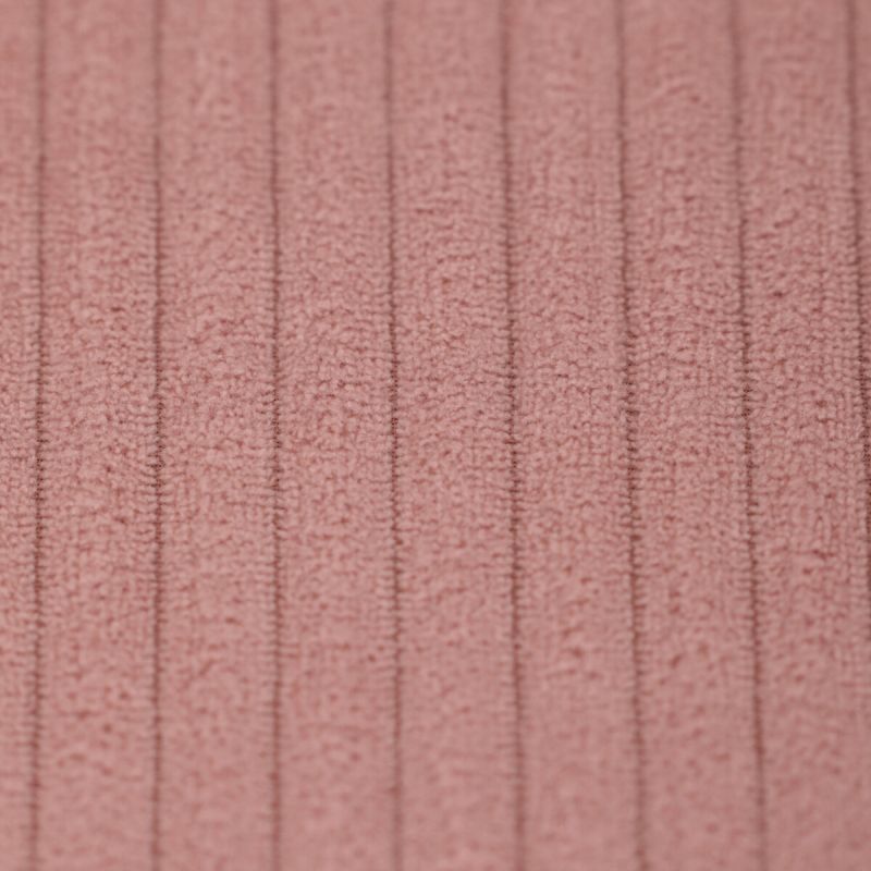 Barová stolička, ružová látka, nohy čierne, AUB-V4009 PINK6