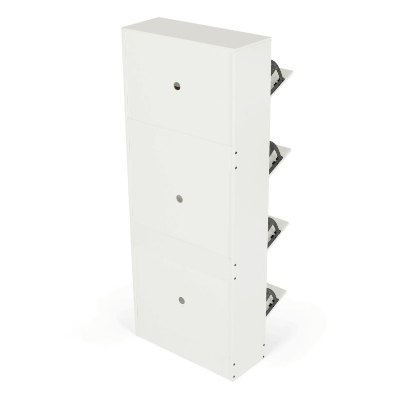 Botník, 60cm, MDF, biely, ABO-G1018 WT