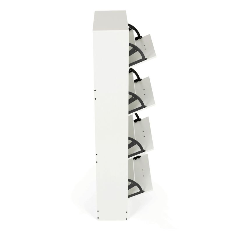 Botník, 60cm, MDF, biely, ABO-G1018 WT