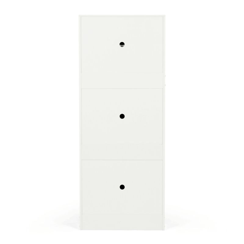 Botník, 60cm, MDF, biely, ABO-G1018 WT