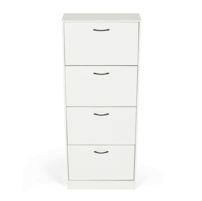 Botník, 60cm, MDF, biely, ABO-G1018 WT
