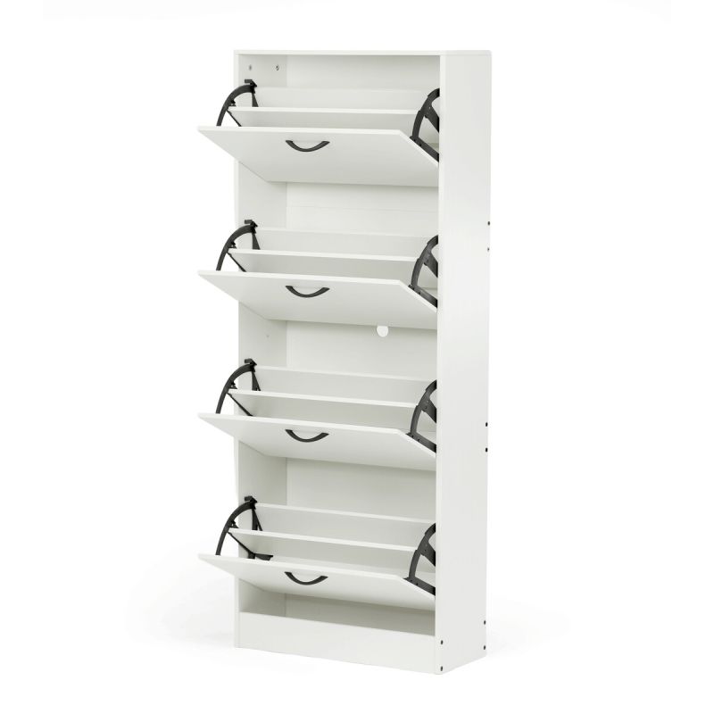 Botník, 60cm, MDF, biely, ABO-G1018 WT