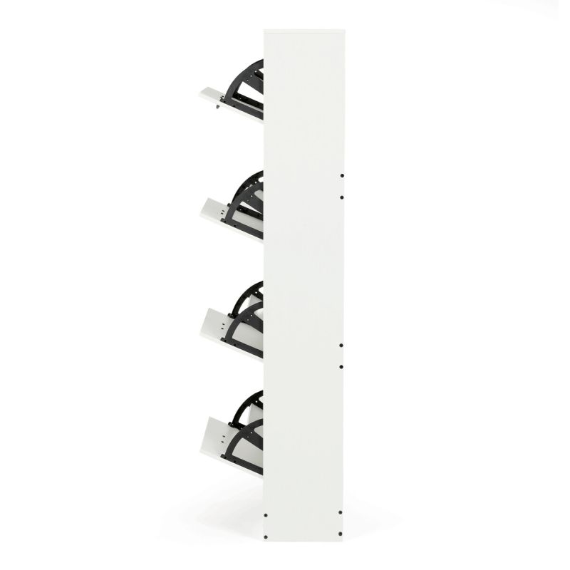 Botník, 60cm, MDF, biely, ABO-G1018 WT