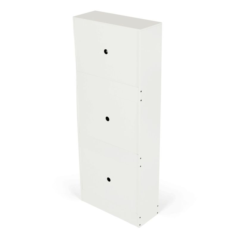 Botník, 60cm, MDF, biely, ABO-G1018 WT
