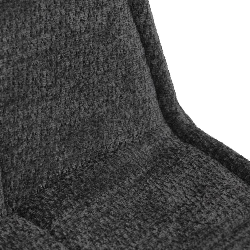 Jedálenská stolička, sivá, látka, CT-G2048 GREY2