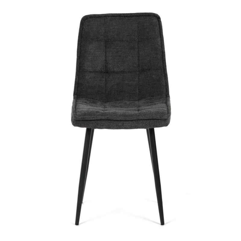 Jedálenská stolička, sivá, látka, CT-G2048 GREY2