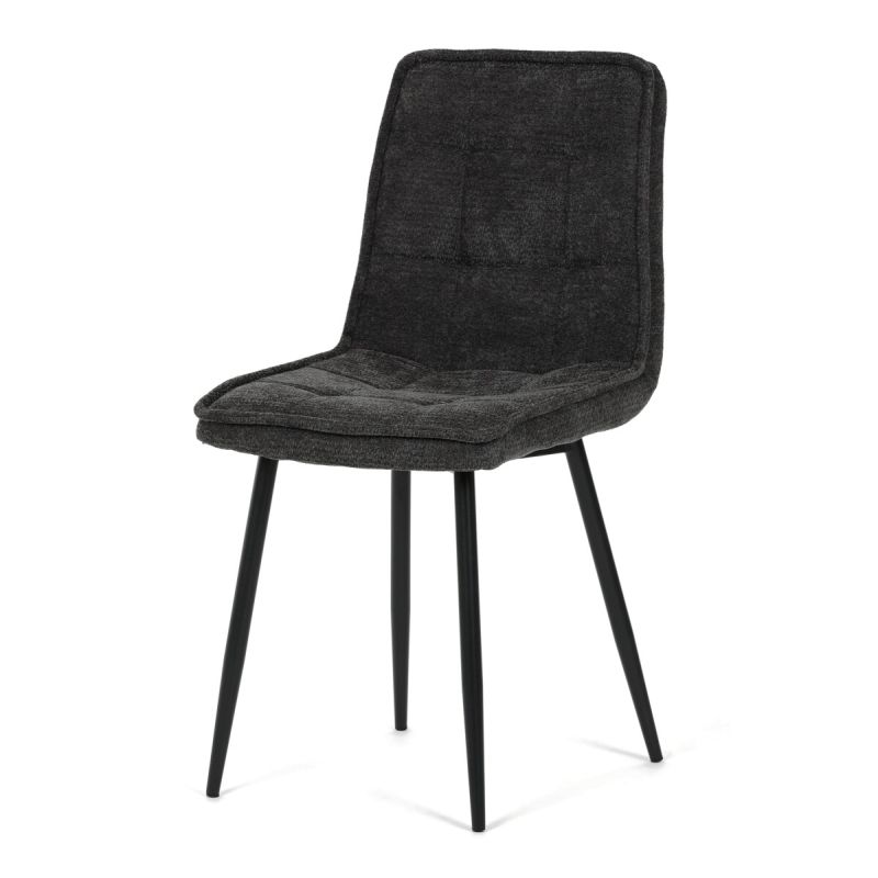 Jedálenská stolička, sivá, látka, CT-G2048 GREY2
