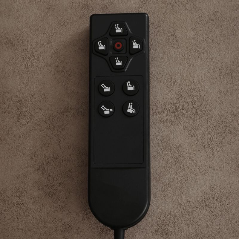 Polohovacie kreslo, elektrické, béžová látka vintage, 150kg, TV-L8904 LAN3
