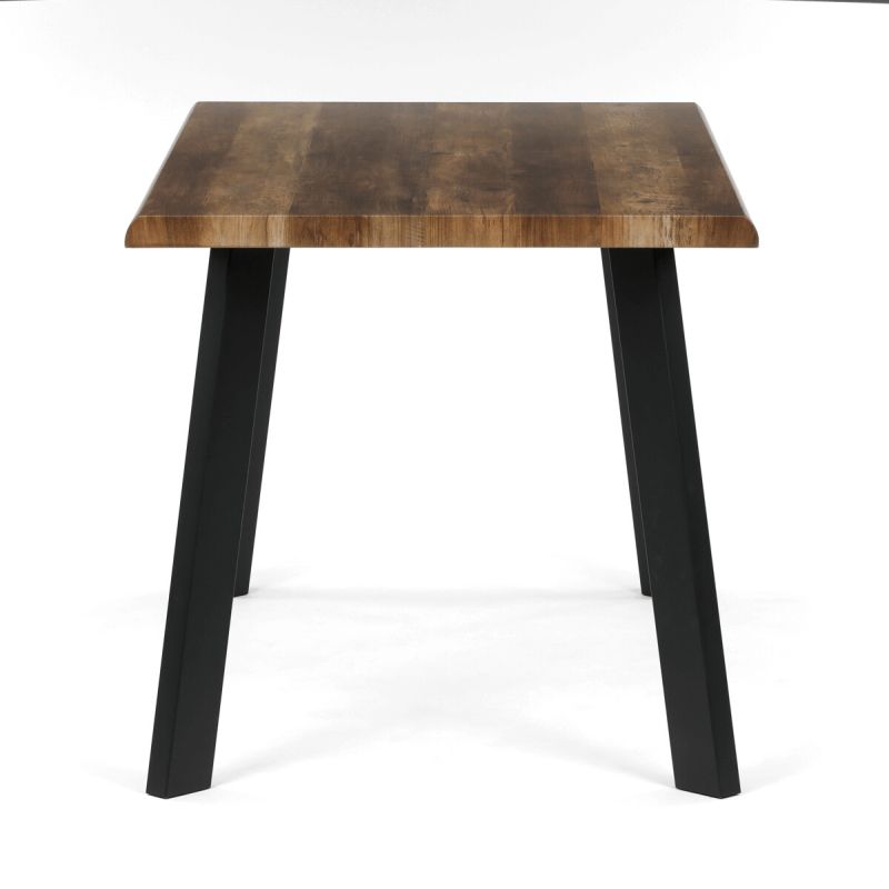 Jedálenský stôl 140x80cm, MDF, kov, old wood, HT-F4514 OLW