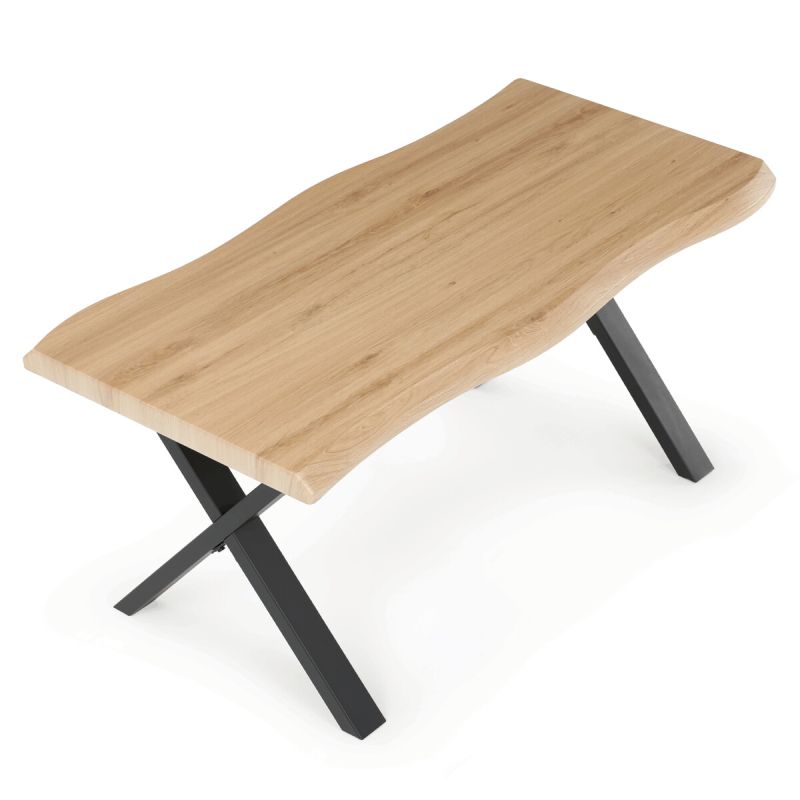 Konferenčný stolík 60x120cm, MDF, prírodný, CT-F4312 OAK