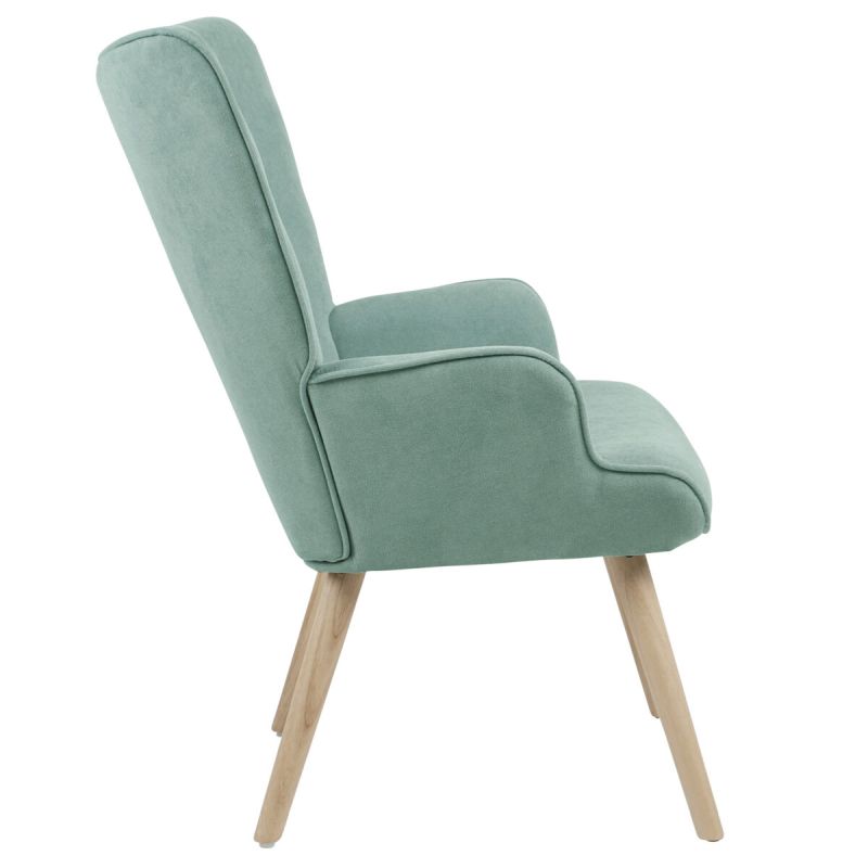 Relaxačné kreslo, modrá látka, AK-301 BLUE2