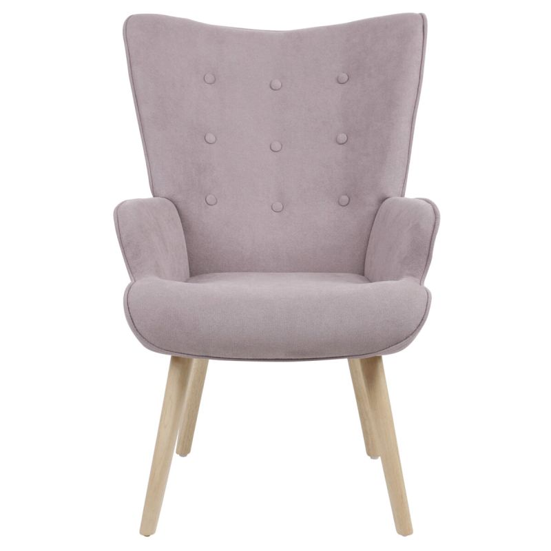 Relaxačné kreslo, ružová látka, AK-301 PINK2